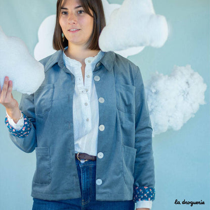 LA DROGUERIE - Patron couture de la veste femme "Chaussée d'Antin"