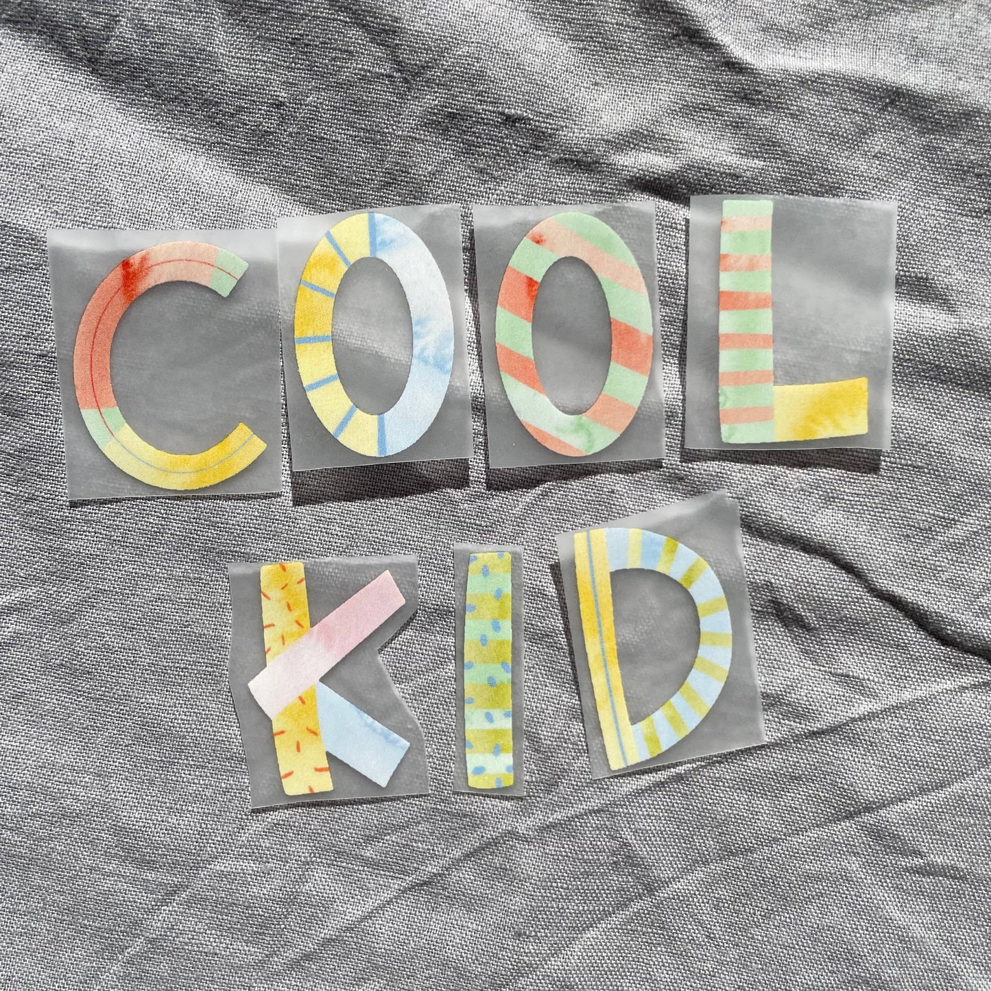 Hannahs Firlefanz - Image thermocollant Cool Kid, patch à repasser, idée cadeau