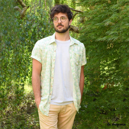 Patron couture de la chemise homme "Mar del Plata"
