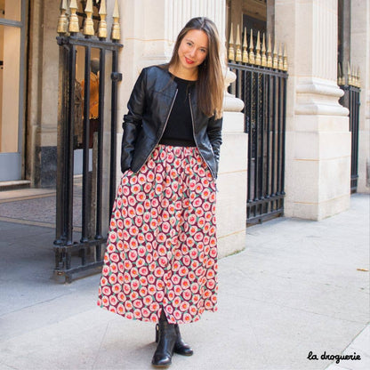 LA DROGUERIE - Patron couture de la jupe longue "les Hauts de Belleville"