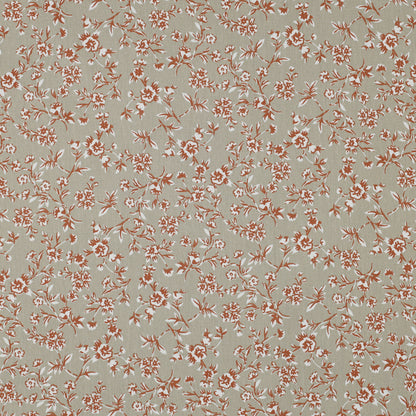 Coton enduit small flowers oekotex POPPY