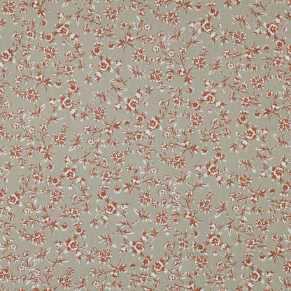 Coton enduit small flowers oekotex POPPY