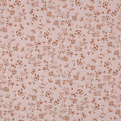 Coton enduit small flowers oekotex POPPY