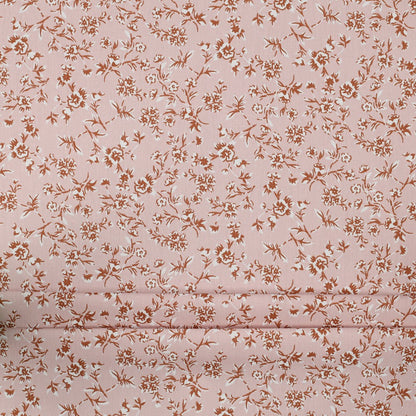 Coton enduit small flowers oekotex POPPY
