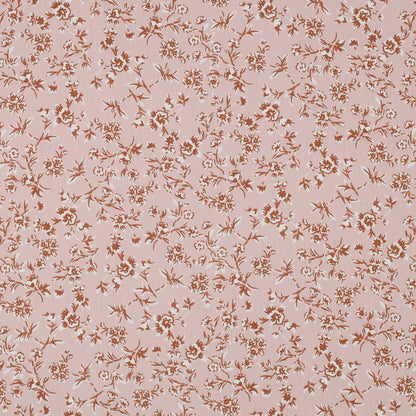 Coton enduit small flowers oekotex POPPY