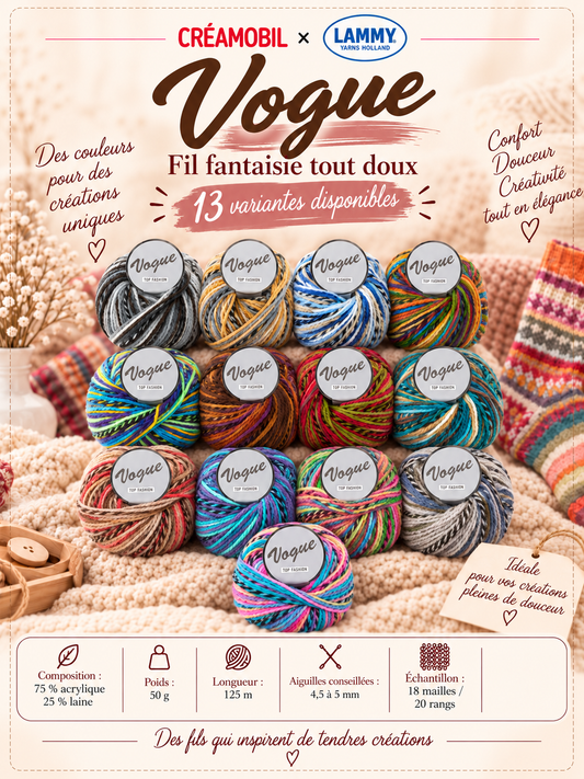 Fil fantaisie Vogue Lammy