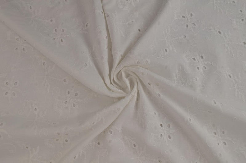 Broderie anglaise 100% coton Oeko-Tex