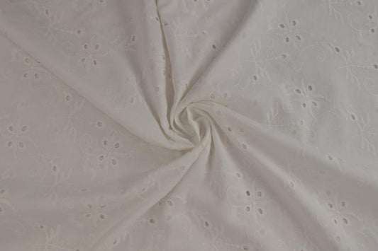 Broderie anglaise 100% coton Oeko-Tex
