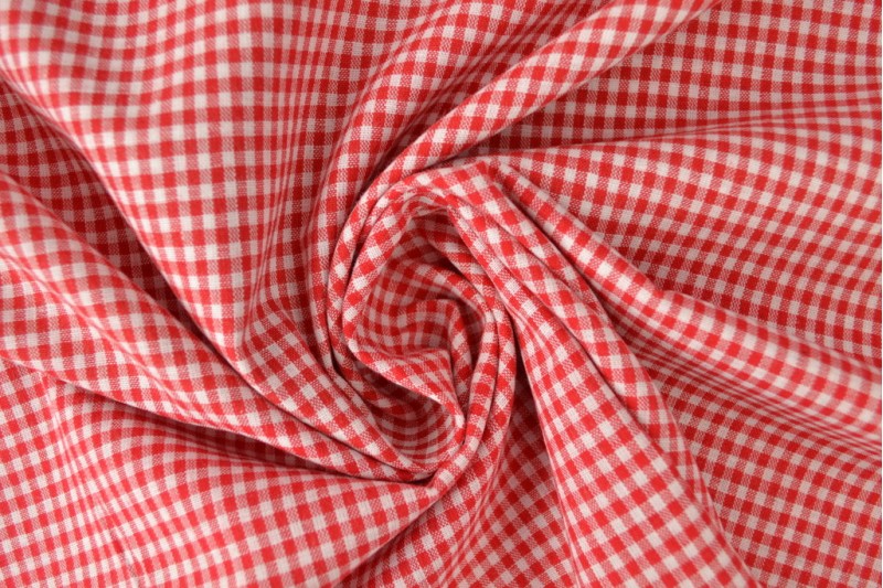 Tissu coton vichy