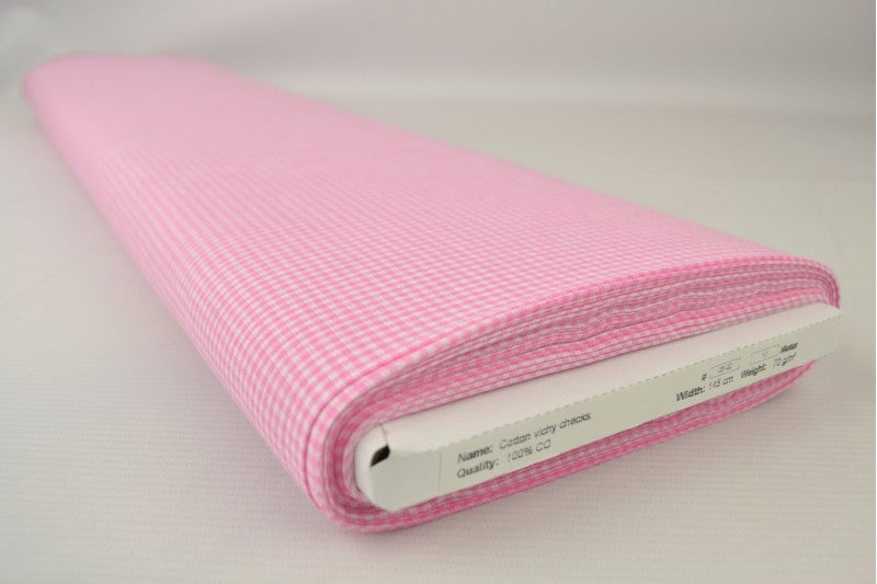 Tissu coton vichy