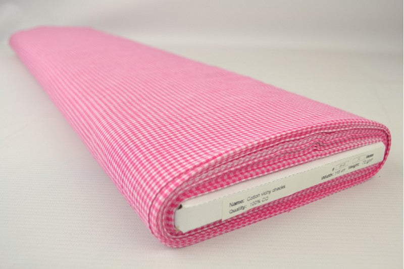 Tissu coton vichy