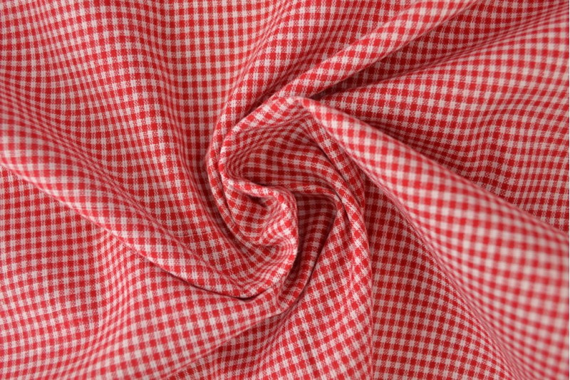 Tissu coton vichy