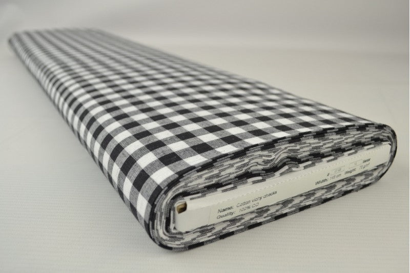 Tissu coton vichy