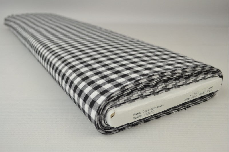 Tissu coton vichy