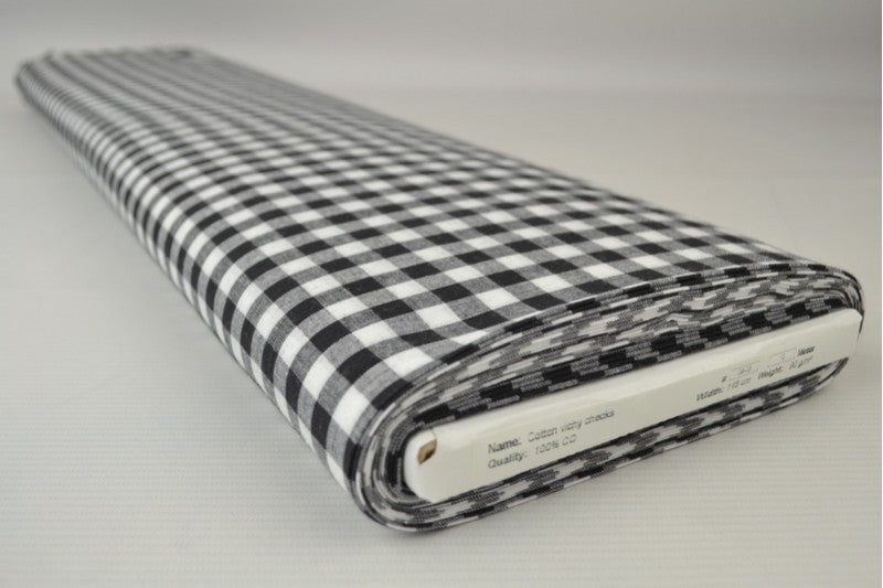 Tissu coton vichy