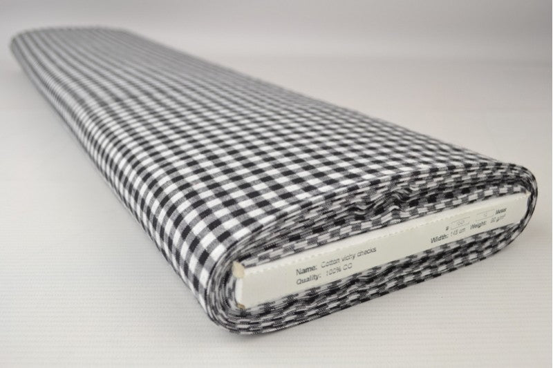 Tissu coton vichy