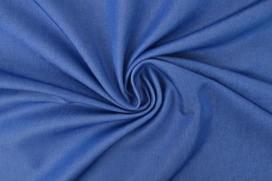 Viscose Denim Look Shine - Bleu denim