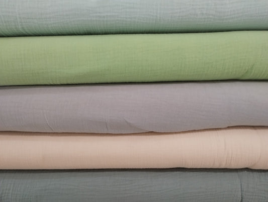 Double gaze Coton oekotex unie