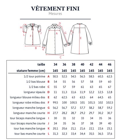 ALEX MUM Blouse / Robe 34 au 46