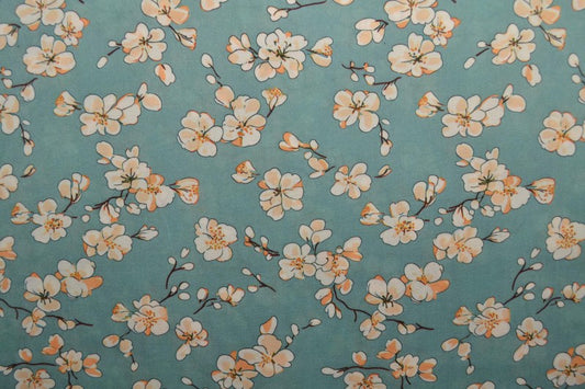 Viscose imprimée Sakura 01 - 10cm