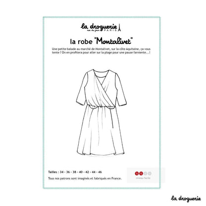 Patron couture de la robe "Montalivet"
