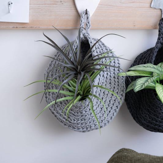 Hoooked - Sac de rangement pour kit de crochet à faire soi-même, gris
