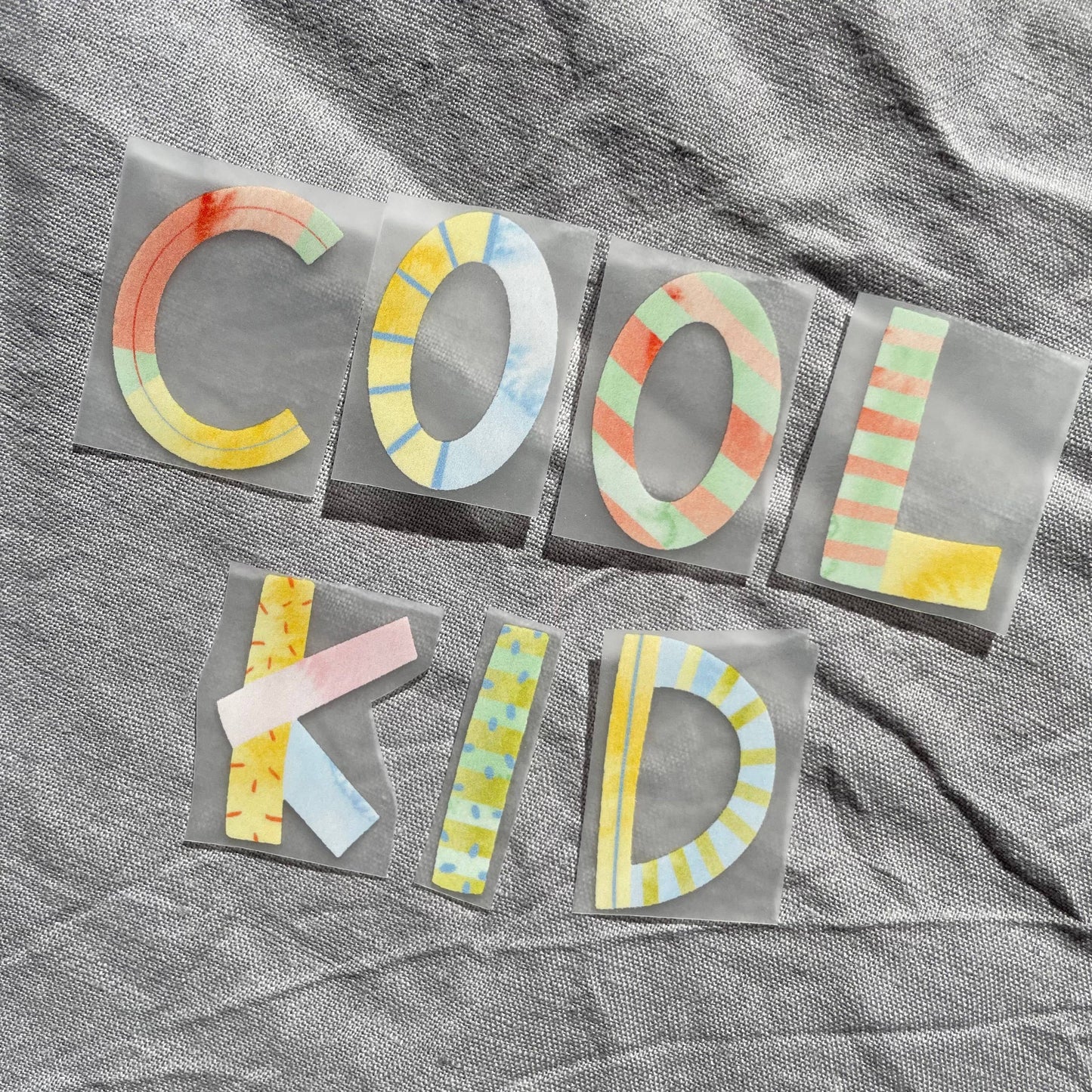Hannahs Firlefanz - Image thermocollant Cool Kid, patch à repasser, idée cadeau