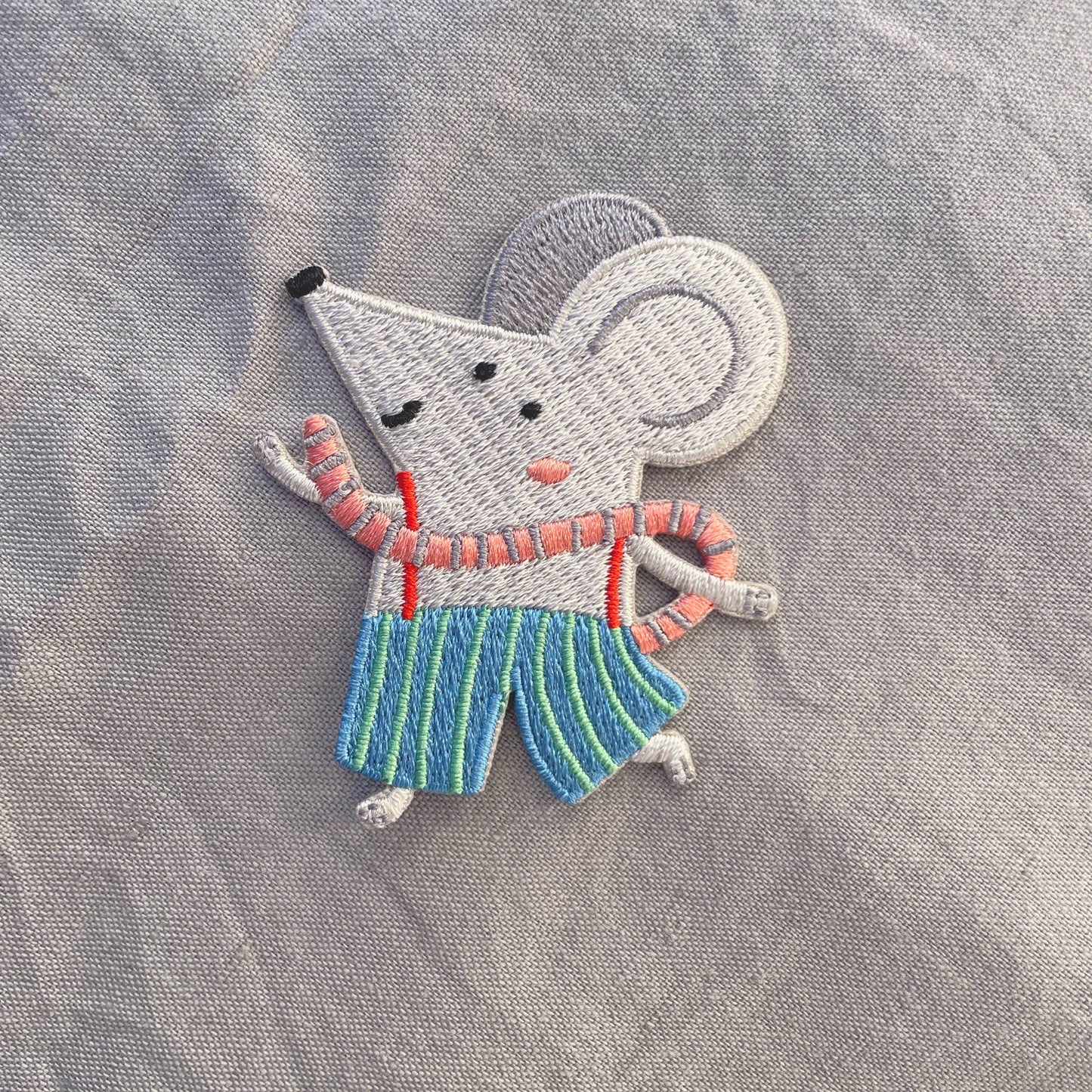 Hannahs Firlefanz - Patch de repassage souris – Écusson pour enfants + adultes