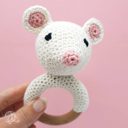 Hardicraft - Kit de crochet DIY - Souris à hochet