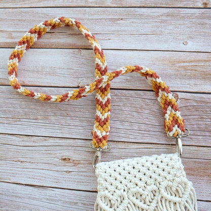 Hoooked - Kit de bricolage en macramé à bandoulière Sumatra Brick