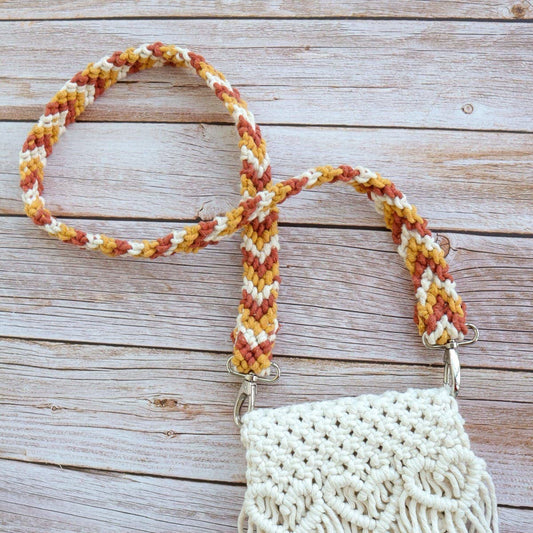 Hoooked - Kit de bricolage en macramé à bandoulière Sumatra Brick