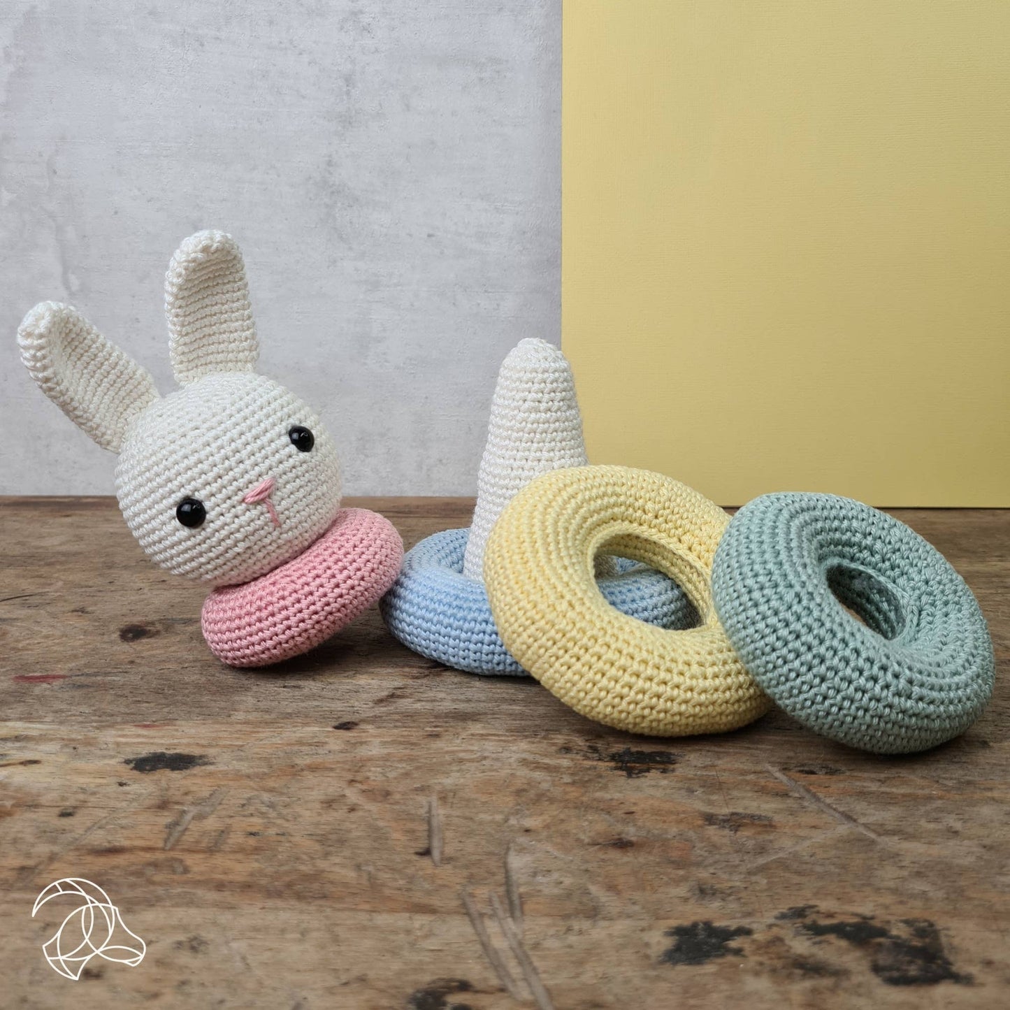 Hardicraft - Kit de crochet DIY - Lapin à empiler