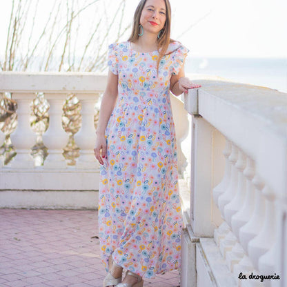 LA DROGUERIE - Patron couture du top et de la robe femme "Biarritz"