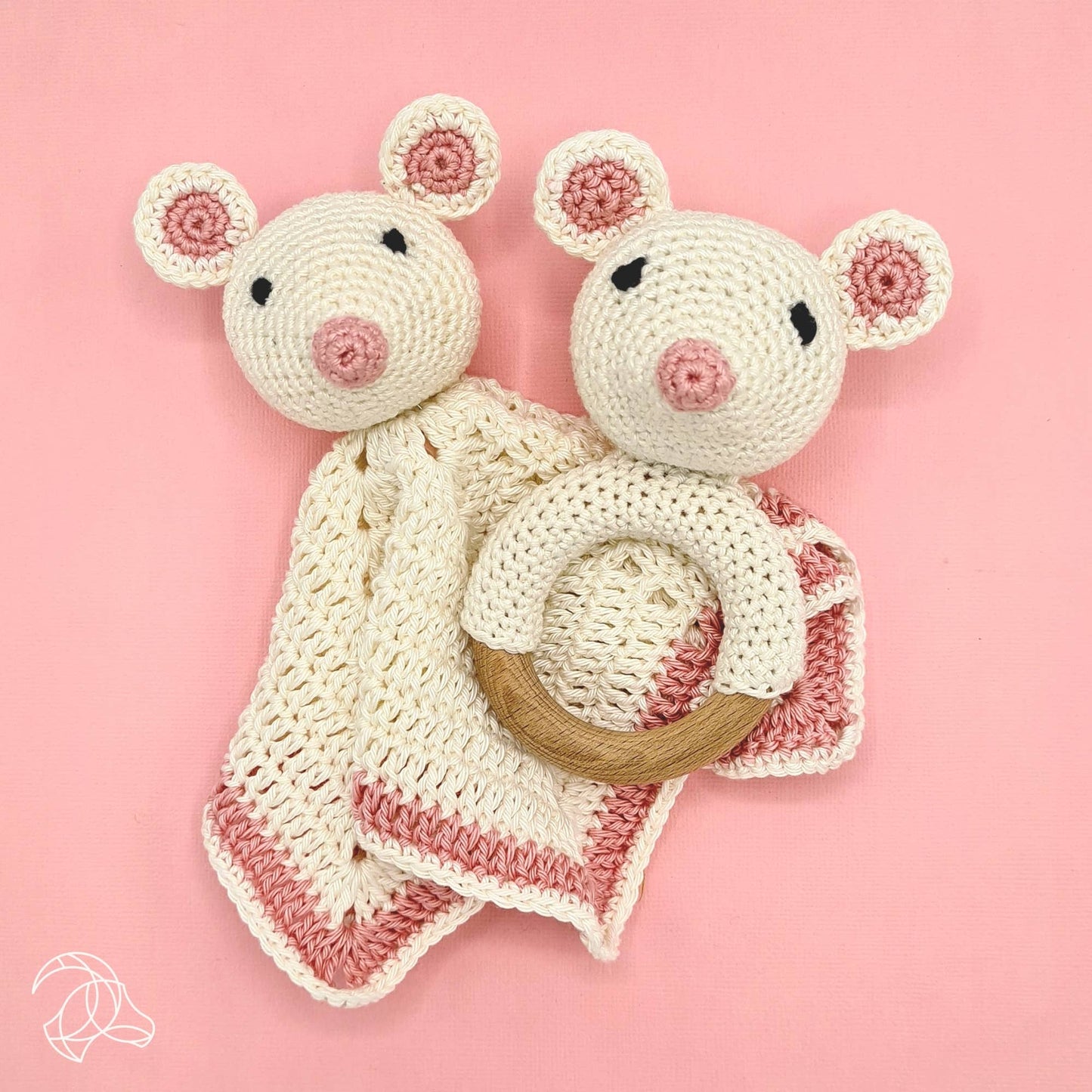 Hardicraft - Kit de crochet DIY - Souris à hochet