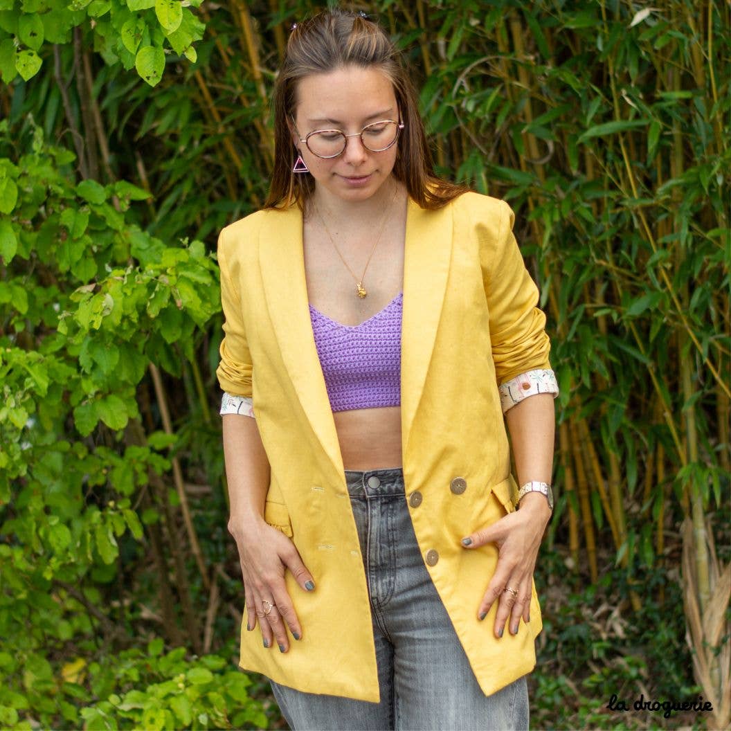 LA DROGUERIE - Patron couture du blazer femme "Carreau du Temple"