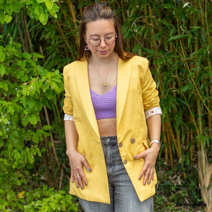 LA DROGUERIE - Patron couture du blazer femme "Carreau du Temple"