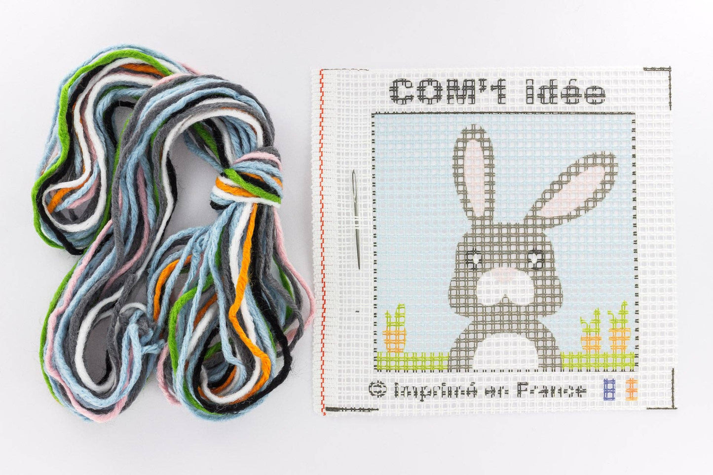Kit canevas soudan | Mon lapin cookie