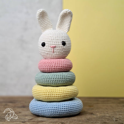 Hardicraft - Kit de crochet DIY - Lapin à empiler