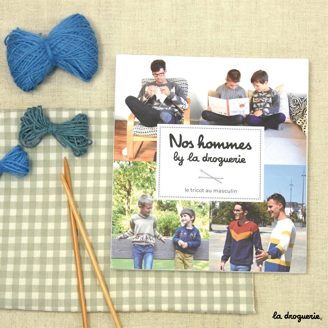 LA DROGUERIE - Livre DIY tricot "Nos hommes by La Droguerie"