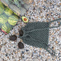 Hoooked - Kit de crochet DIY sac à dos avec cordon coulissant Monza - Curry