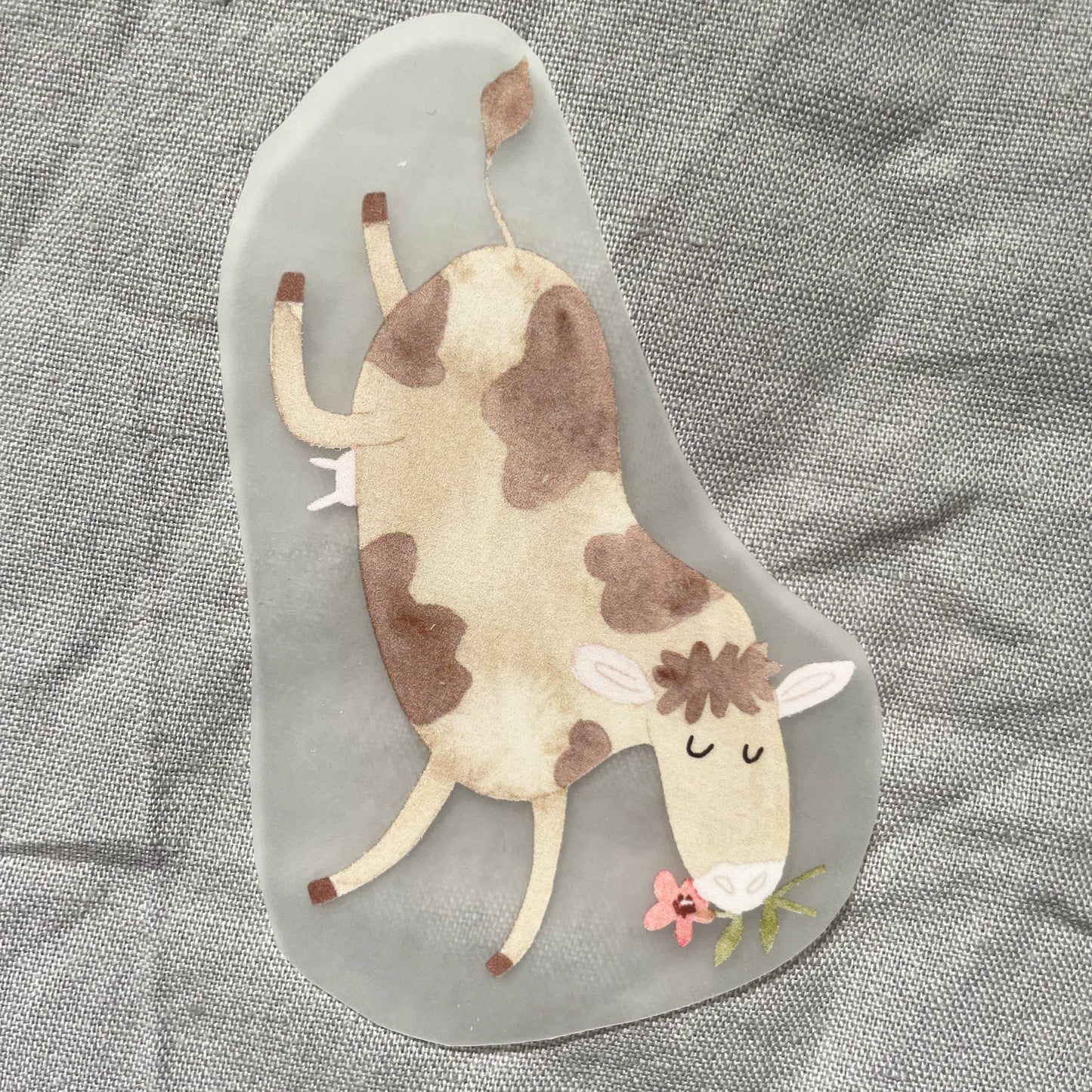 Hannahs Firlefanz - Patch thermocollant vache, patch pour enfants, cadeau