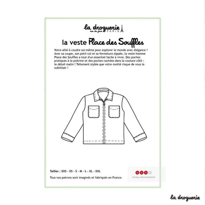 LA DROGUERIE - Patron couture de la veste Place des Souffles