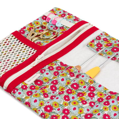 Com'1 Idée - Kit pochette pour crochets & Co | rouge