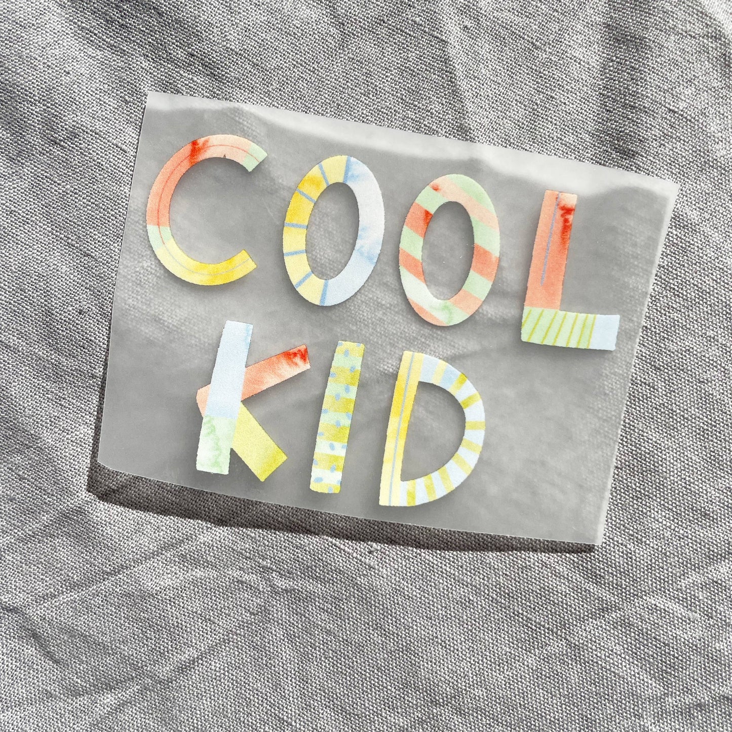 Hannahs Firlefanz - Image thermocollant Cool Kid, patch à repasser, idée cadeau