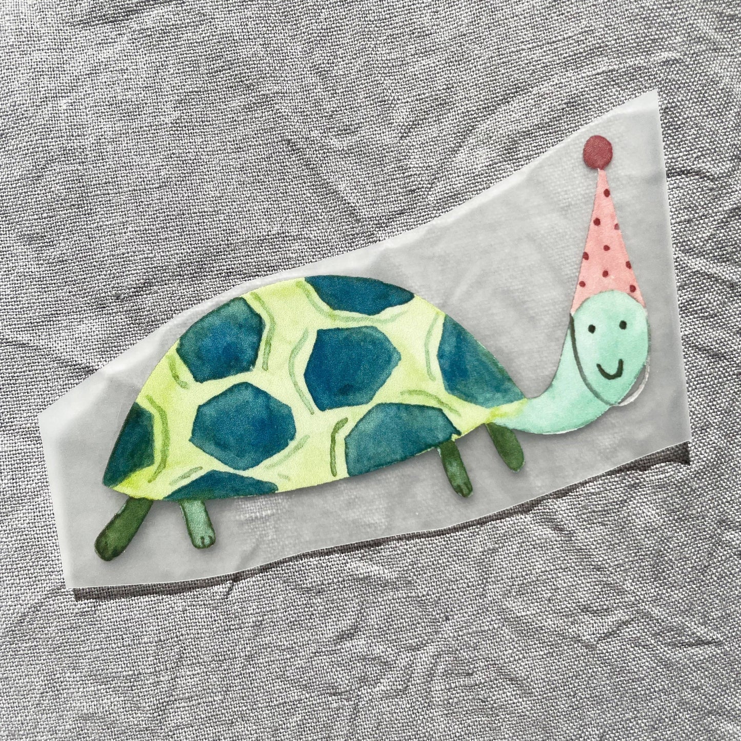 Hannahs Firlefanz - Image thermocollant tortue, écusson, image thermocollante pour enfants
