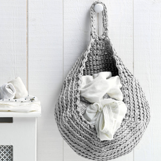 Hoooked - Sac de rangement pour kit de crochet à faire soi-même, gris