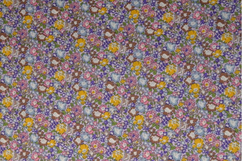 Popeline coton fleuries Oekotex