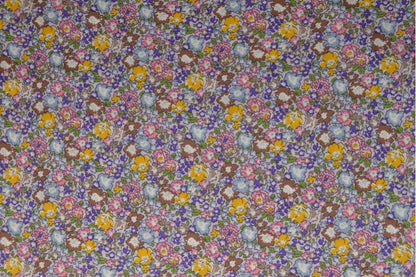 Popeline coton fleuries Oekotex