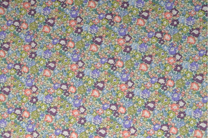 Popeline coton fleuries Oekotex