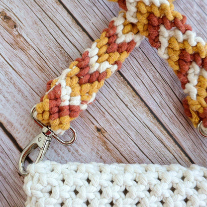 Hoooked - Kit de bricolage en macramé à bandoulière Sumatra Brick